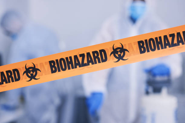 Professional Biohazard technician working in Laurel, NY